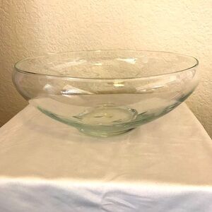 Princess House Crystal Serving Bowl Heritage Pattern   NIB